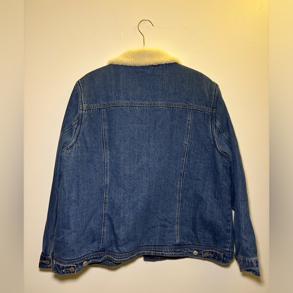 Old Navy Sherpa Jean Jacket - Picture 3 of 7